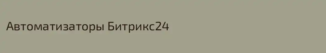 Автоматизаторы Битрикс24